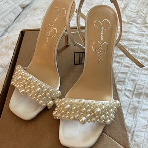 Jessica Simpson Pearl heels